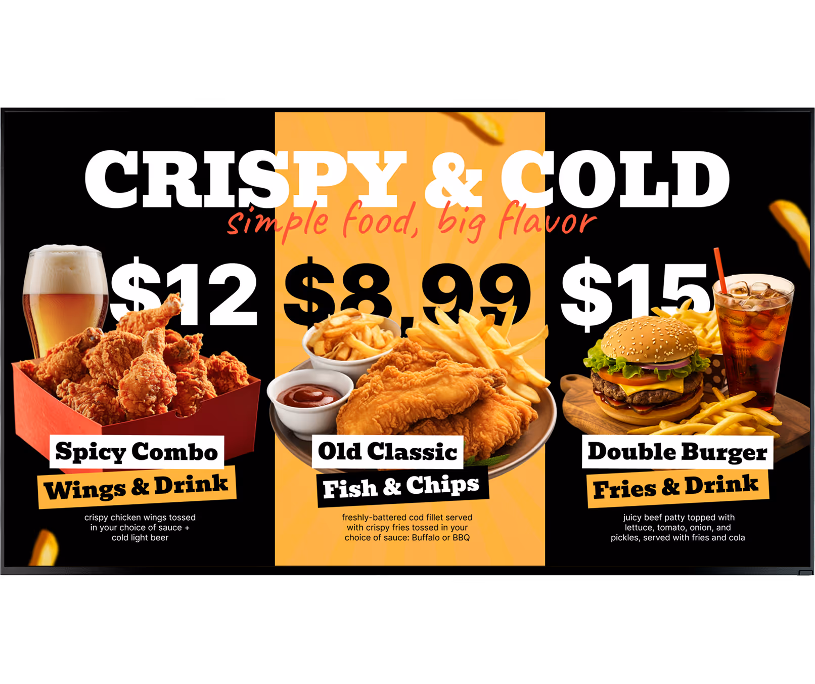 Offline playback TV simple food